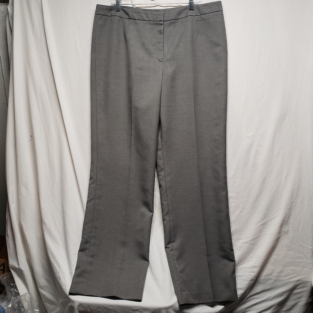 Kasper Separates SZ 16 Gray Lined Dress Trousers